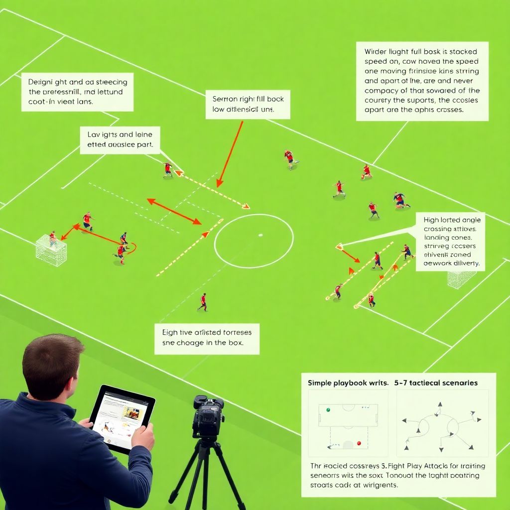 Как использовать фланговую игру для создания качественных подач в футболе