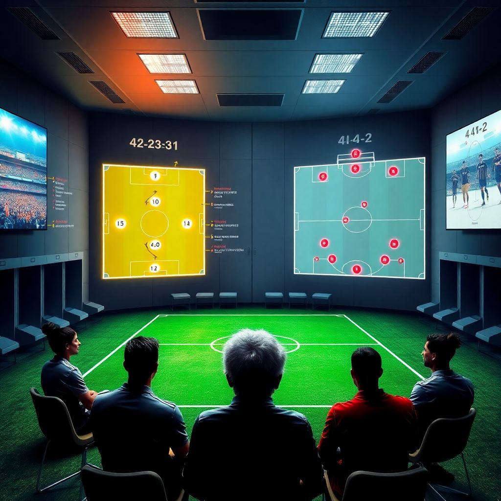 Сравнительный разбор схем 4-2-3-1 и 4-4-2 в ведущих футбольных чемпионатах