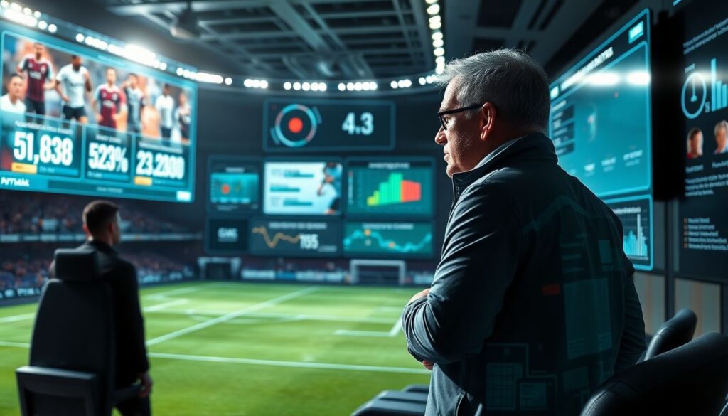 История перехода от длинных передач к игре через центр - иллюстрация