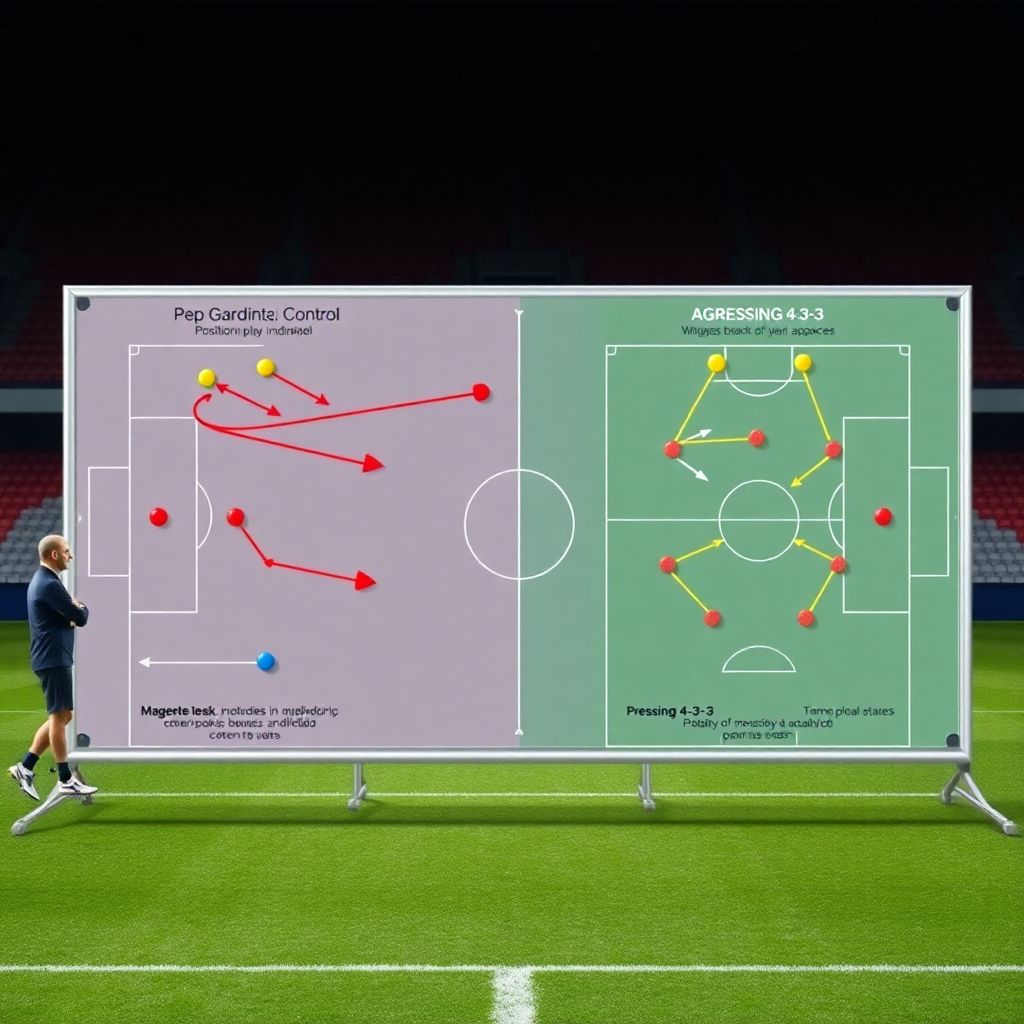 Анализ футбольной схемы 4-3-3 и ее вариаций на примерах топовых клубов