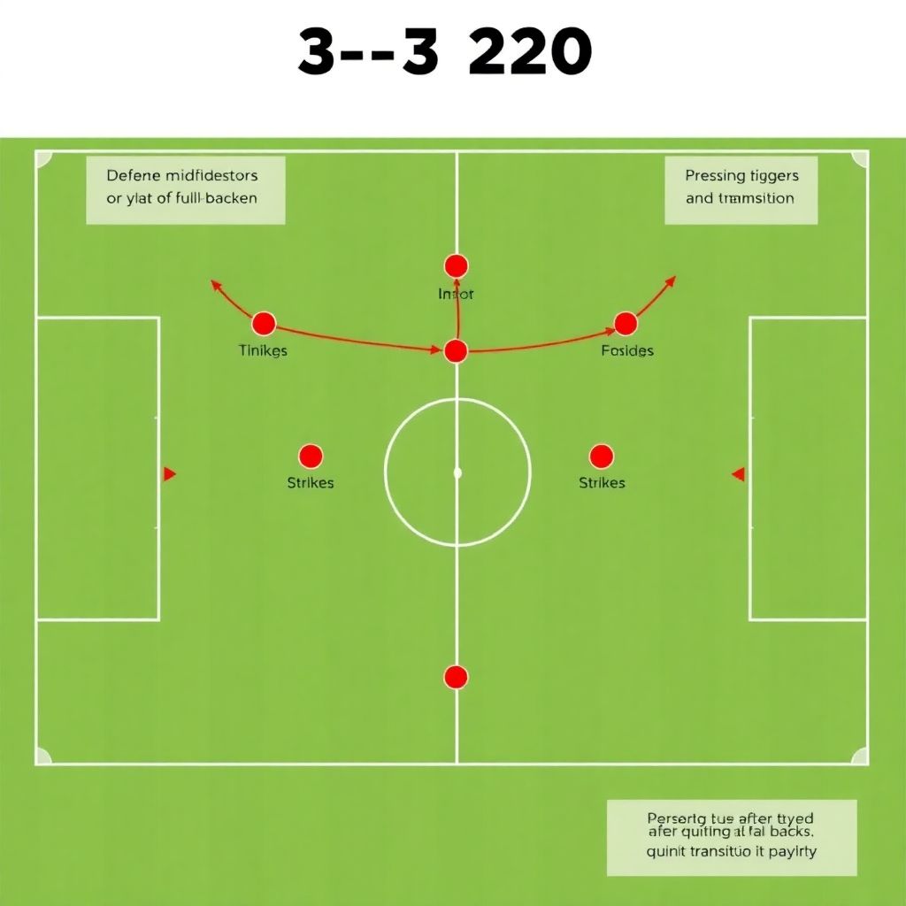 Формация 3-5-2: разбор влияния на оборону и переходы из обороны в атаку