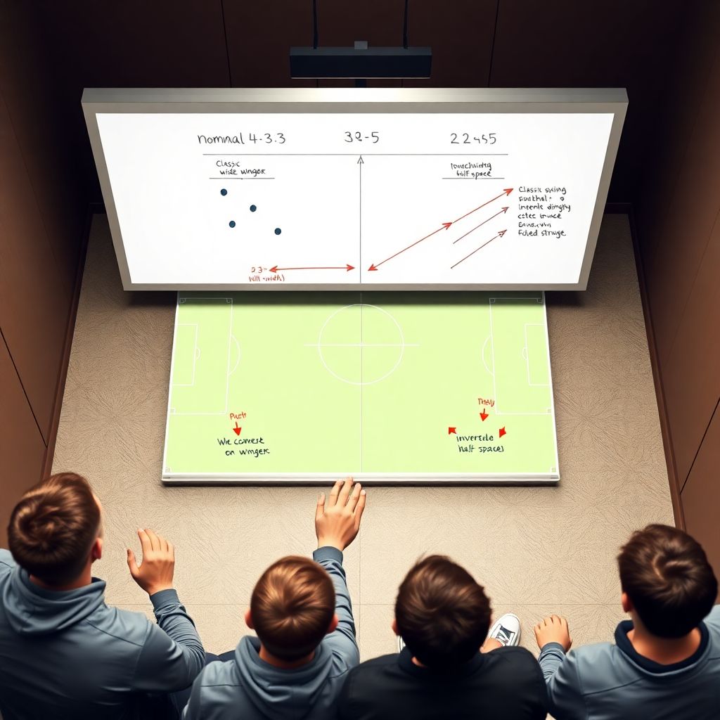 Как трактовать позиции вингеров в современных тактических раскладах футбола