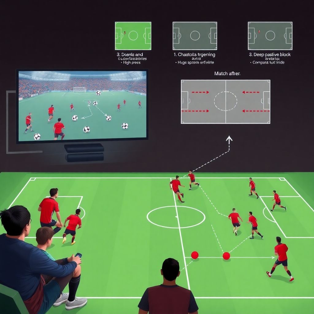 Разбор ошибок в перестройке обороны после потери мяча в современном футболе