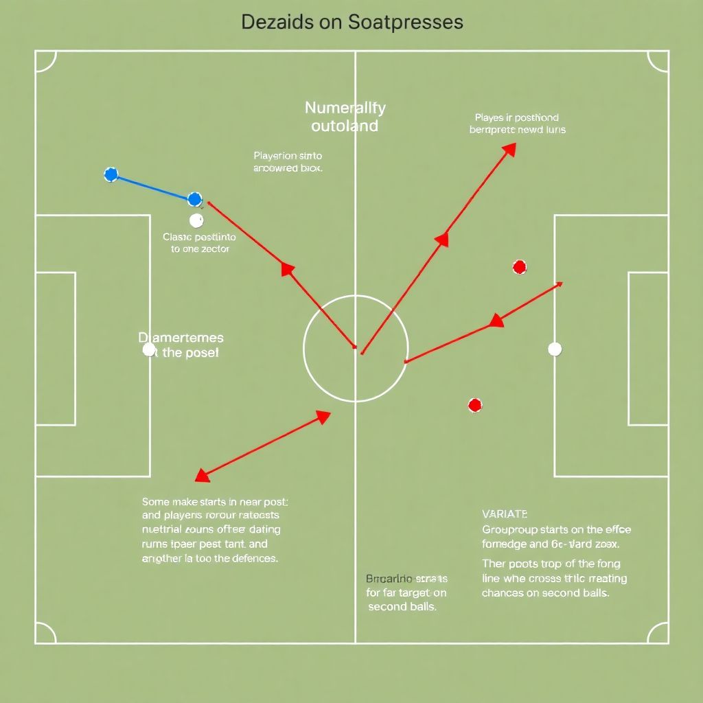 Как использовать стандарты для перегрузки зон соперника и создания голевых моментов