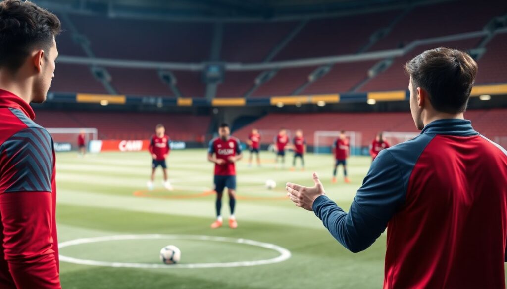 Разбор тренировочных процессов по развитию игровых схем - иллюстрация