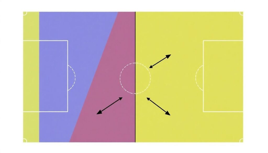 Как строить прессинг на средних флангах для максимального эффекта - иллюстрация