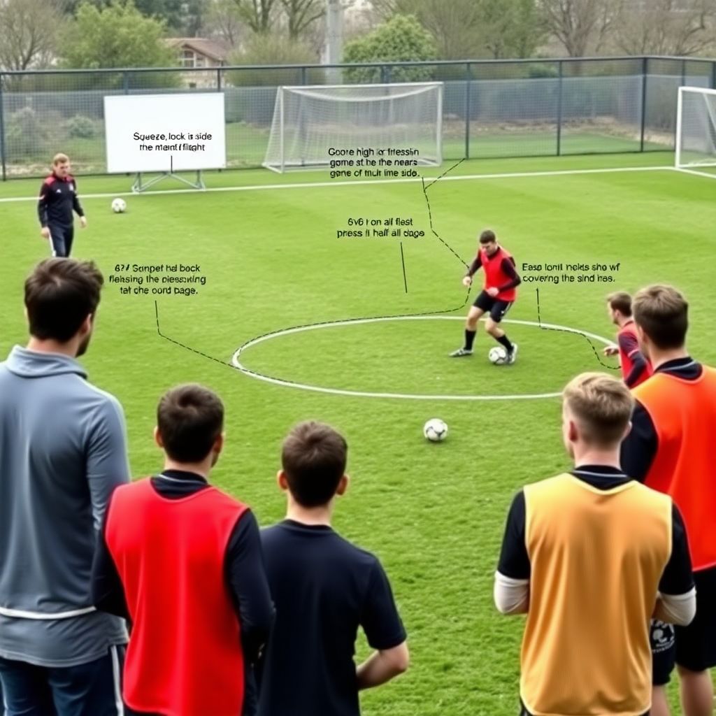 Как строить прессинг на средних флангах для максимального эффекта в футболе