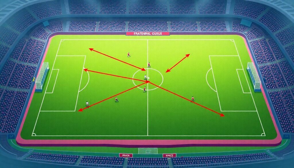 Тактика в играх без центрального нападающего и варианты решения - иллюстрация