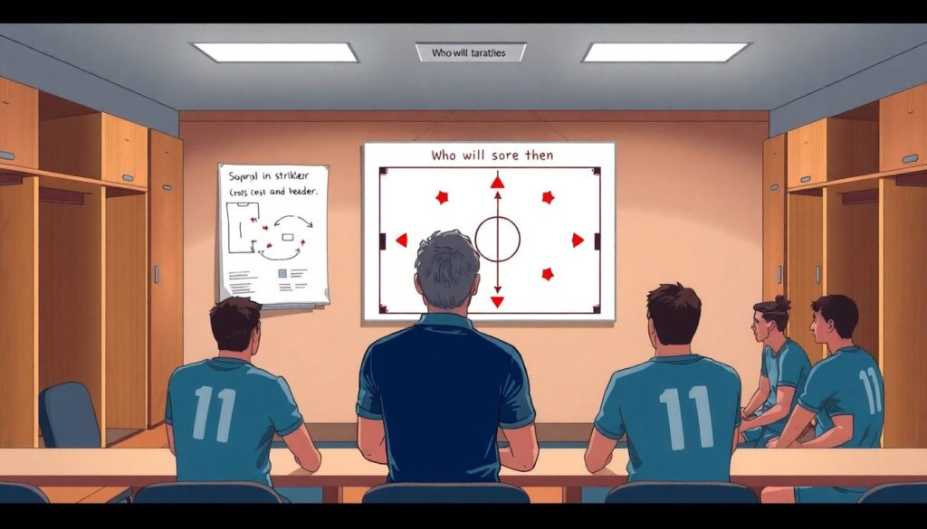 Тактика в играх без центрального нападающего и варианты решения - иллюстрация