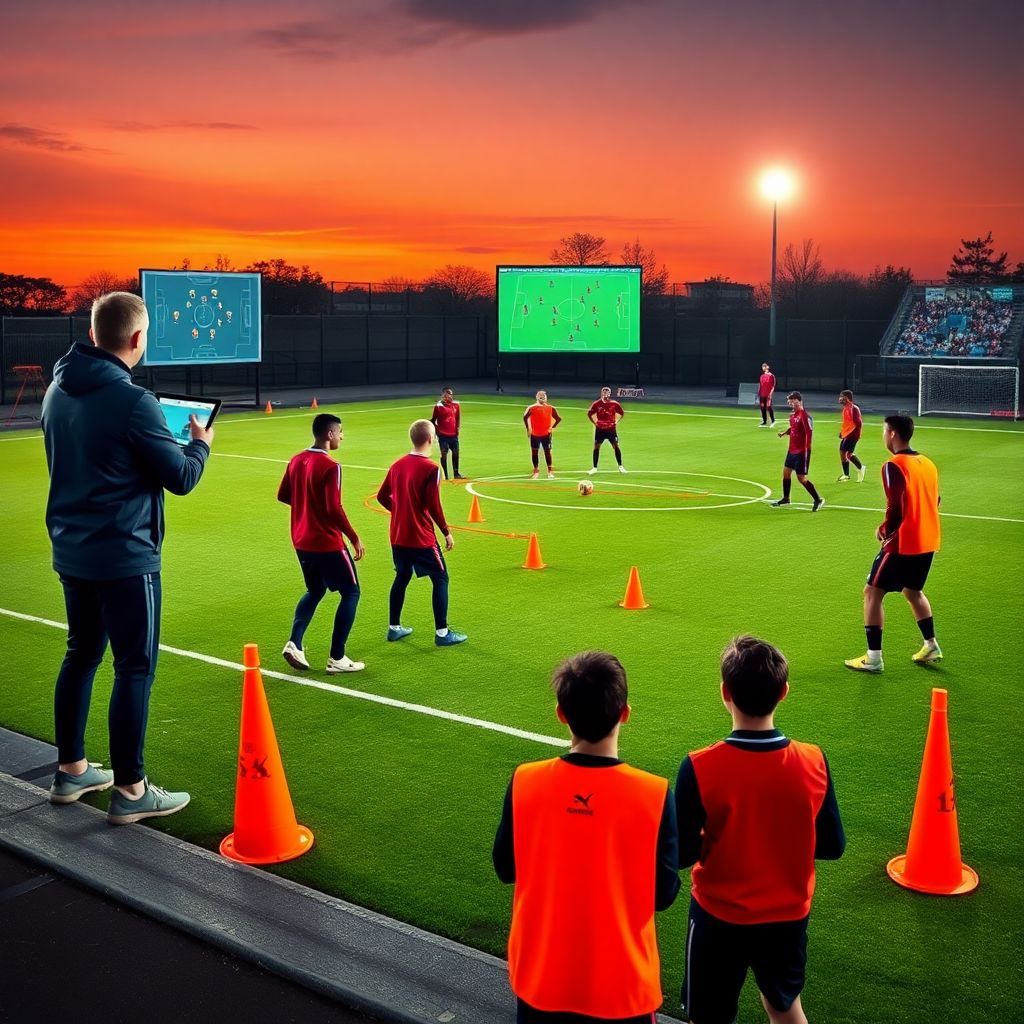 Разбор тренировочных процессов по развитию игровых схем в спорте