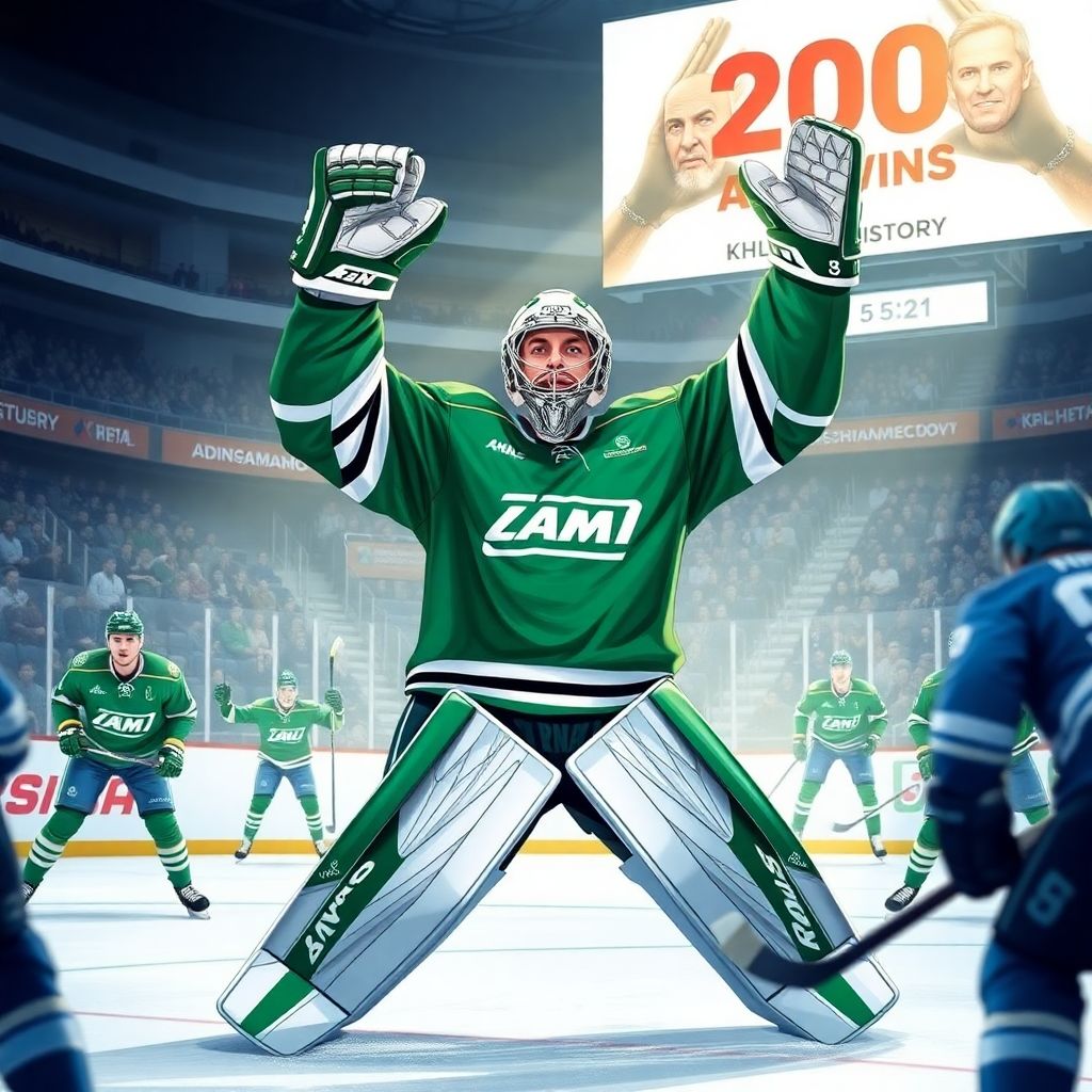 Билялов в КХЛ: 200-я победа и исторический рубеж вратаря Ак Барса