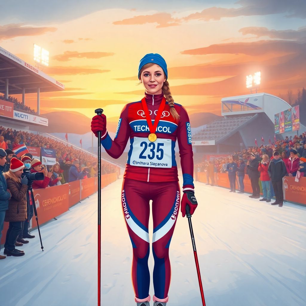 Лыжница Степанова направит призовые за «Гонку чемпионов» на помощь Белгороду