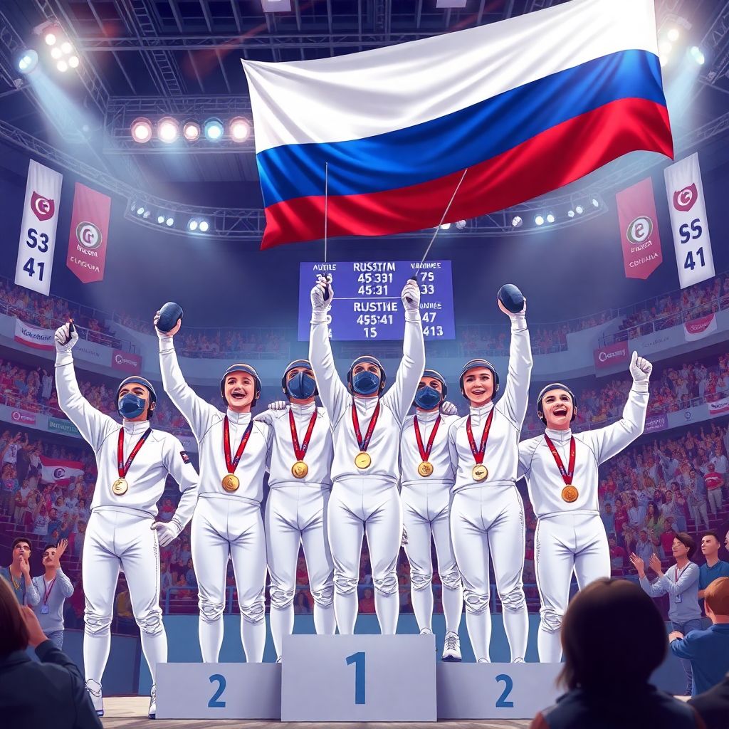 Российские юниоры в фехтовании: шесть золотых медалей под родным флагом