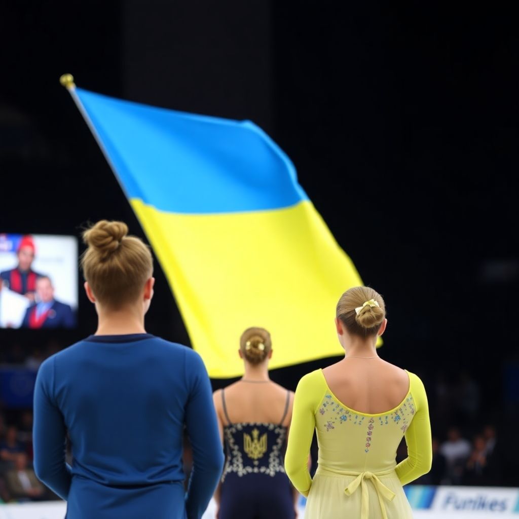 Песков: украинским спортсменам не стоит отворачиваться от российского флага